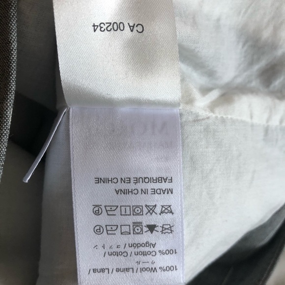 MO&Co. Wool High waist Paperbag Pinstripe minimal - Picture 8 of 13